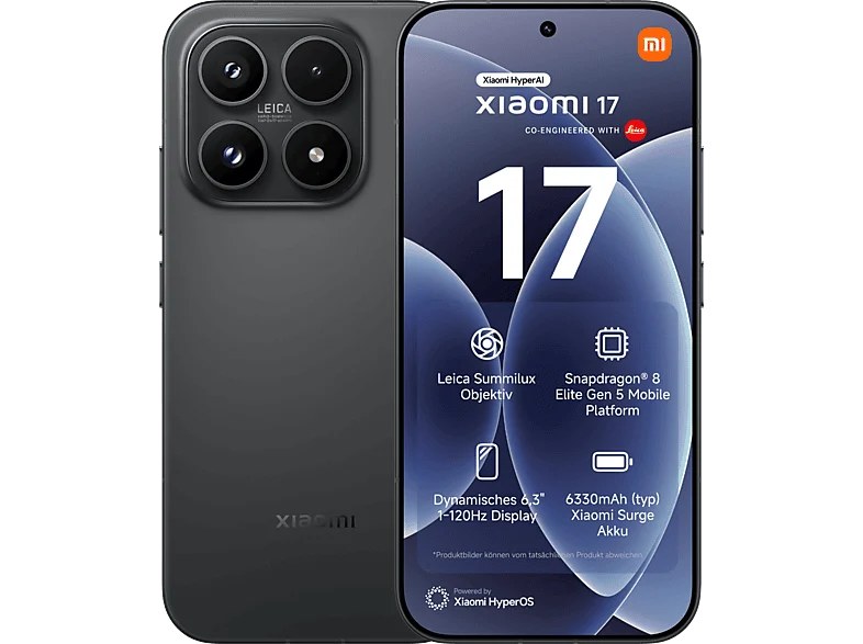 Xiaomi 17 512GB Black – Neu (OVP)