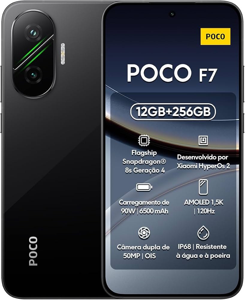 Xiaomi POCO F7 256GB Schwarz – Wie neu